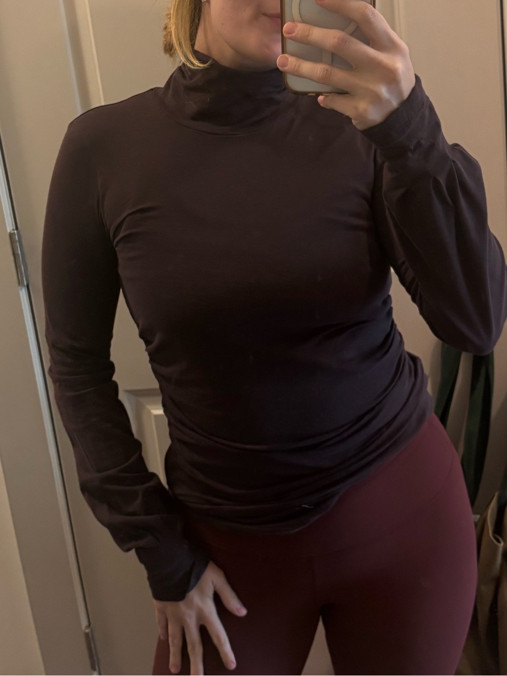 Theory Long-Sleeve Turtleneck Top